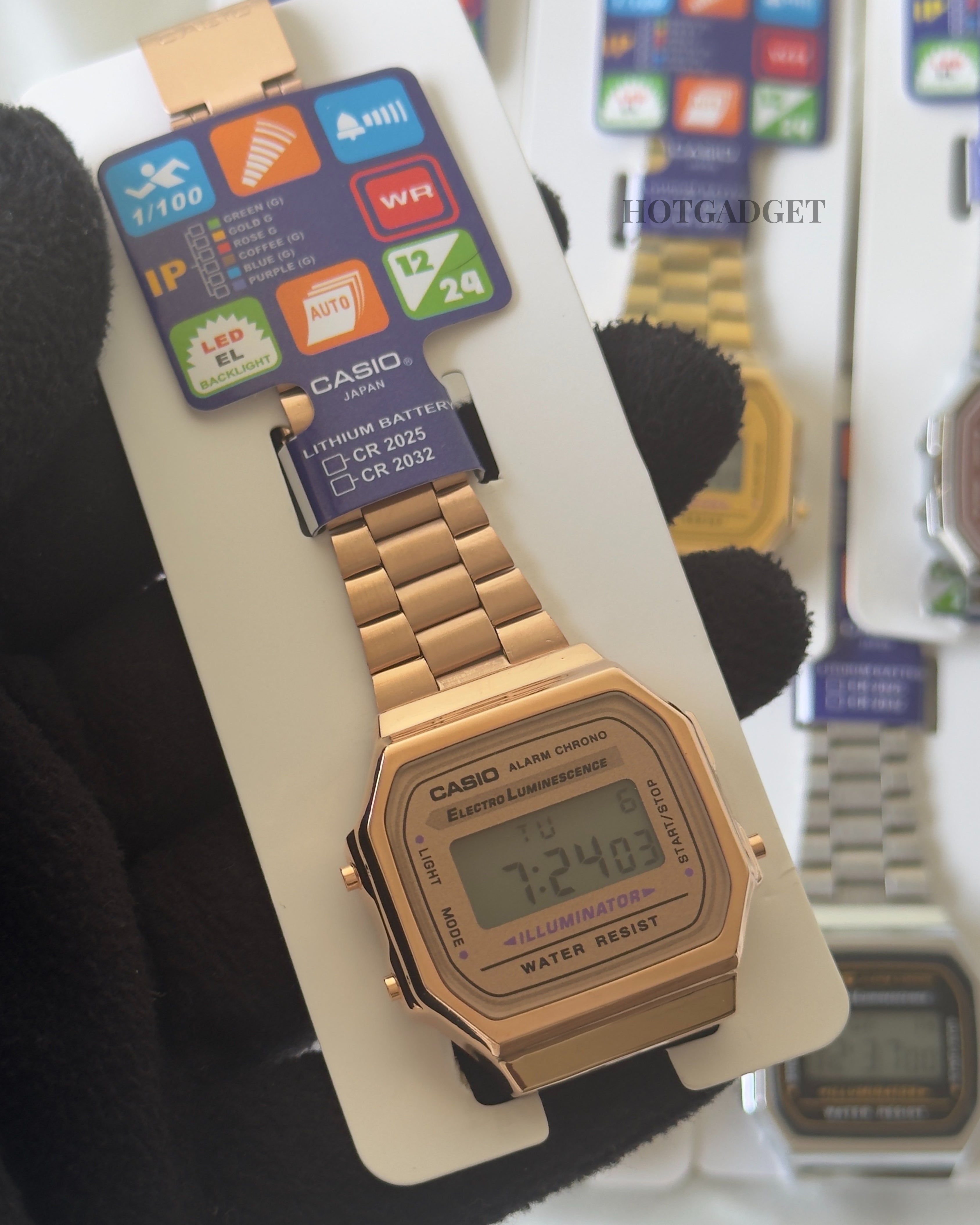 Vintage A168 Unisex (Digital Watch)