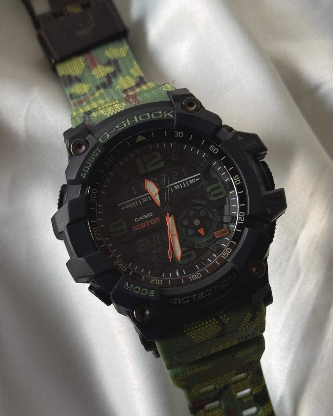 Burton G-shock Mudmaster Greem CASIO G SHOCK MUDMASTER BURTON