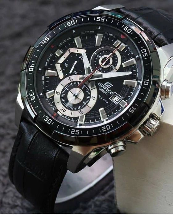 Edifice EFR539 Black - Chronograph Watch