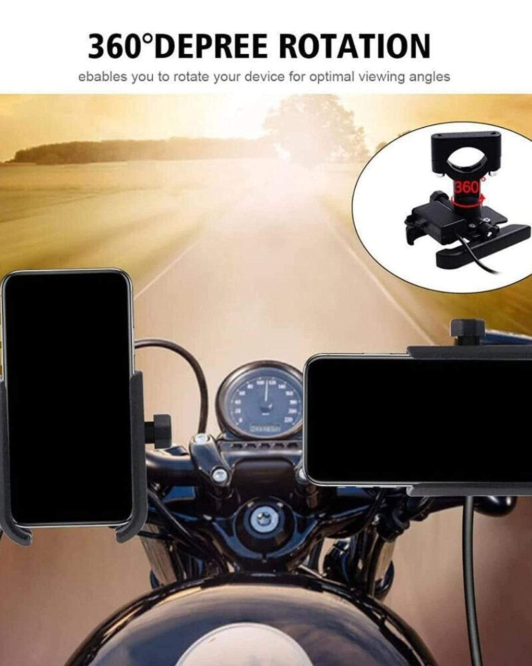 Mobile Holder for Bikes | 360° Rotation