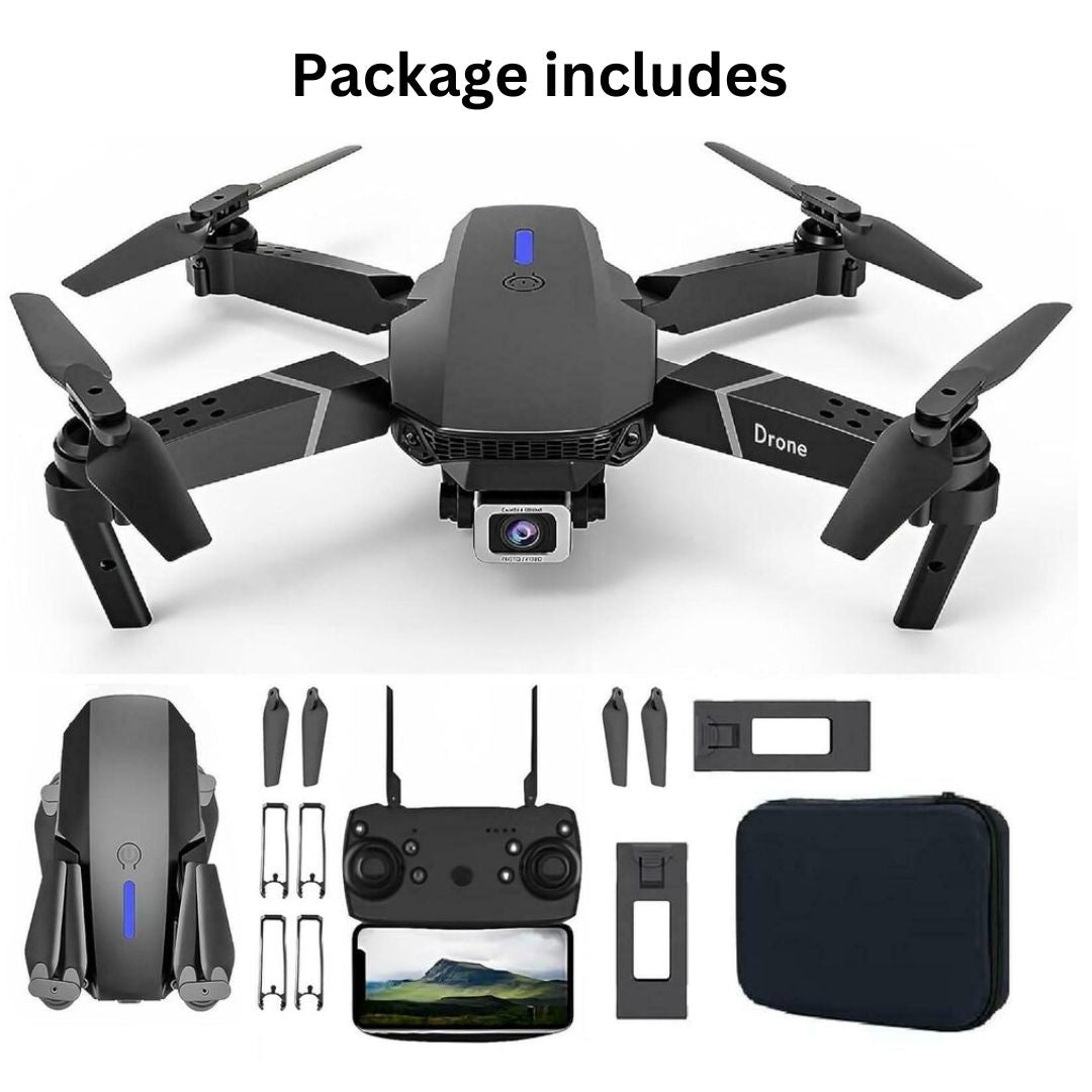 JoyFlyer Foldable Drone with Dual Camera & Dual Battery